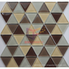 Kitchen Used Special Triangle Shape Glass Mosaic (CFC649)